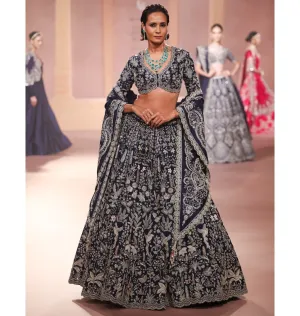 Arezoo Zari Lehenga with Cape Set