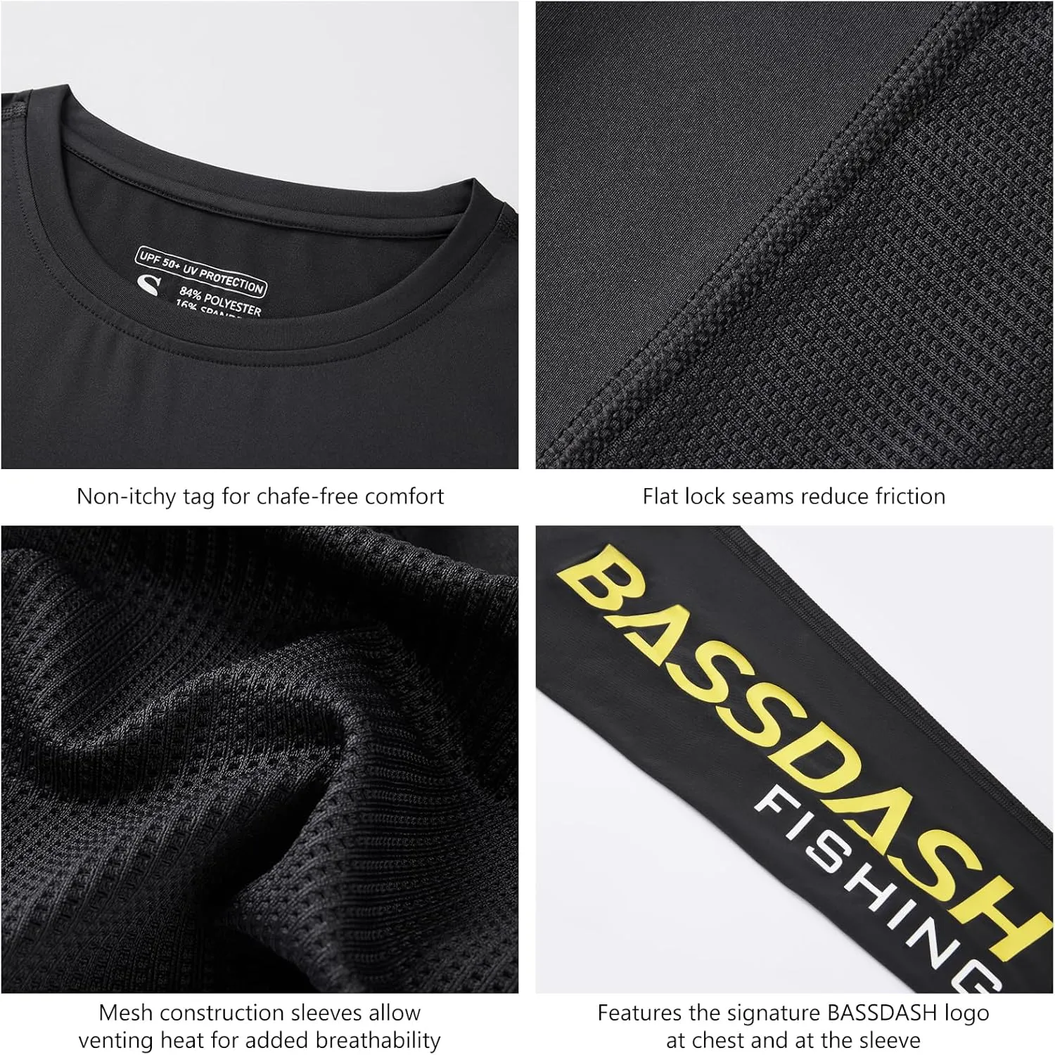 BASSDASH Womens UPF 50  UV Sun Protection Long Sleeve Shirts Quick Dry T-Shirt for Fishing Hiking Kayaking