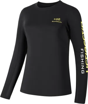 BASSDASH Womens UPF 50  UV Sun Protection Long Sleeve Shirts Quick Dry T-Shirt for Fishing Hiking Kayaking