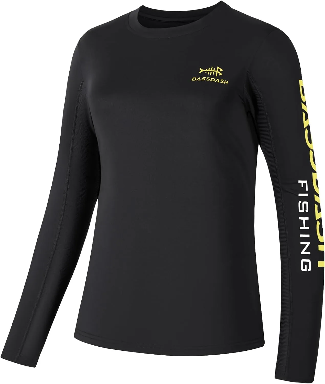BASSDASH Womens UPF 50  UV Sun Protection Long Sleeve Shirts Quick Dry T-Shirt for Fishing Hiking Kayaking