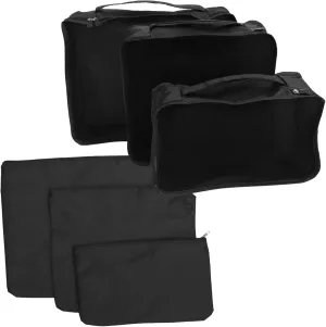 BESPORTBLE 6-piece Storage Bag Set Windowed Suit Garment Bags Large Capacity Quilt Storage for Clothes
