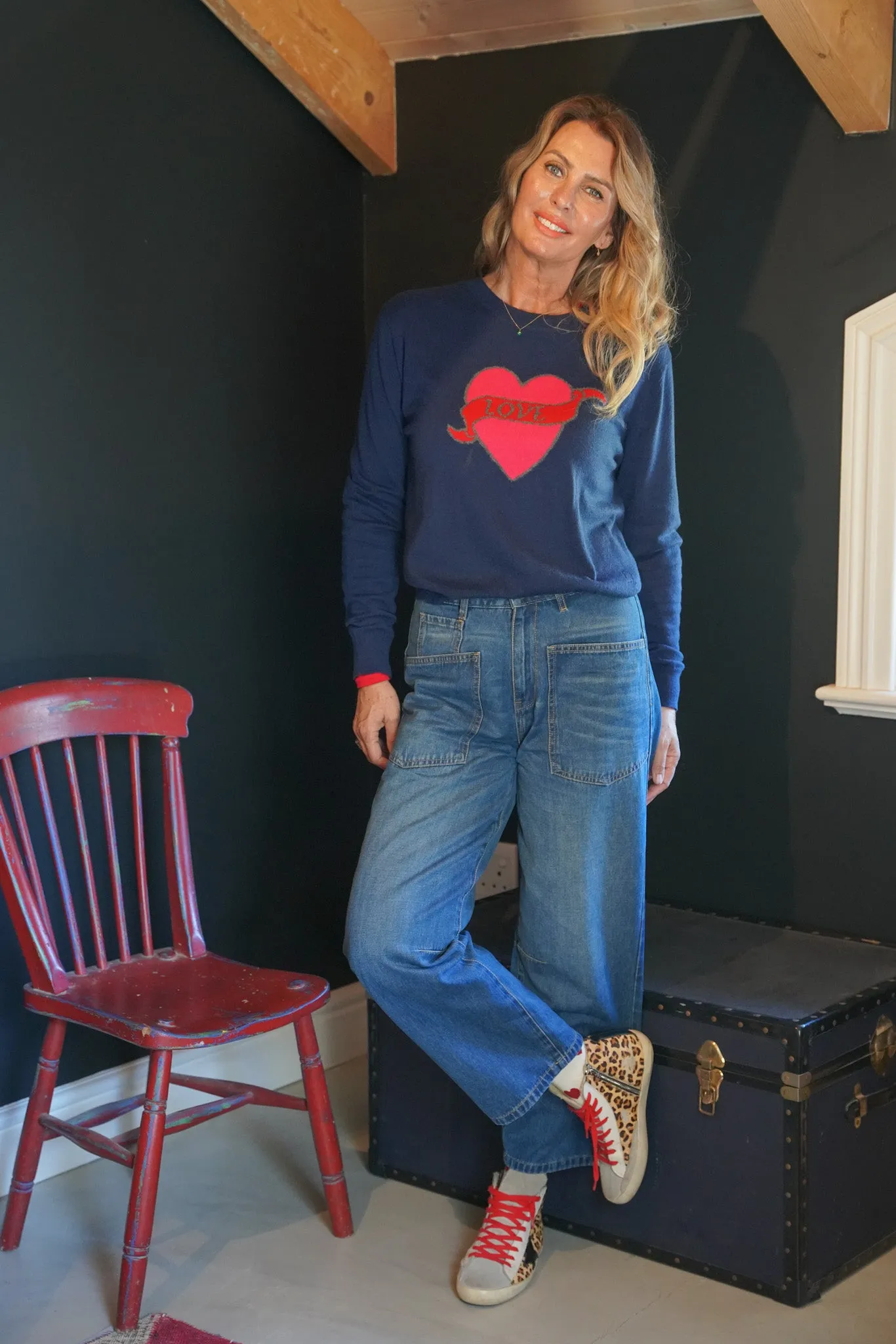 Blue Love Pullover