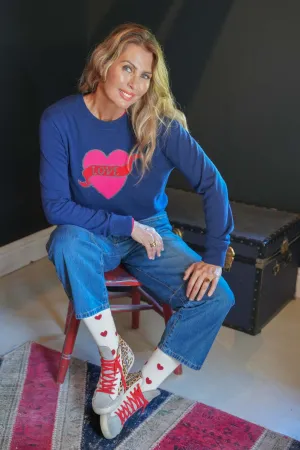 Blue Love Pullover