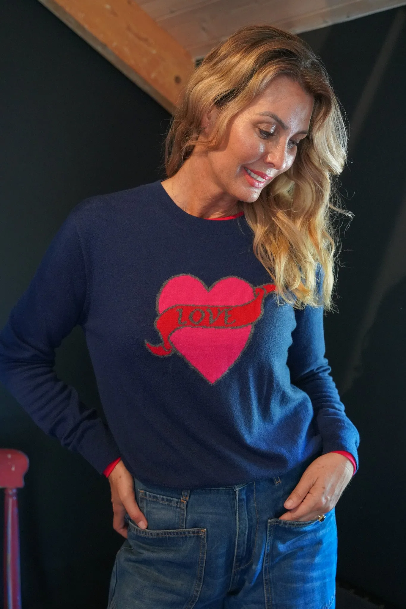 Blue Love Pullover