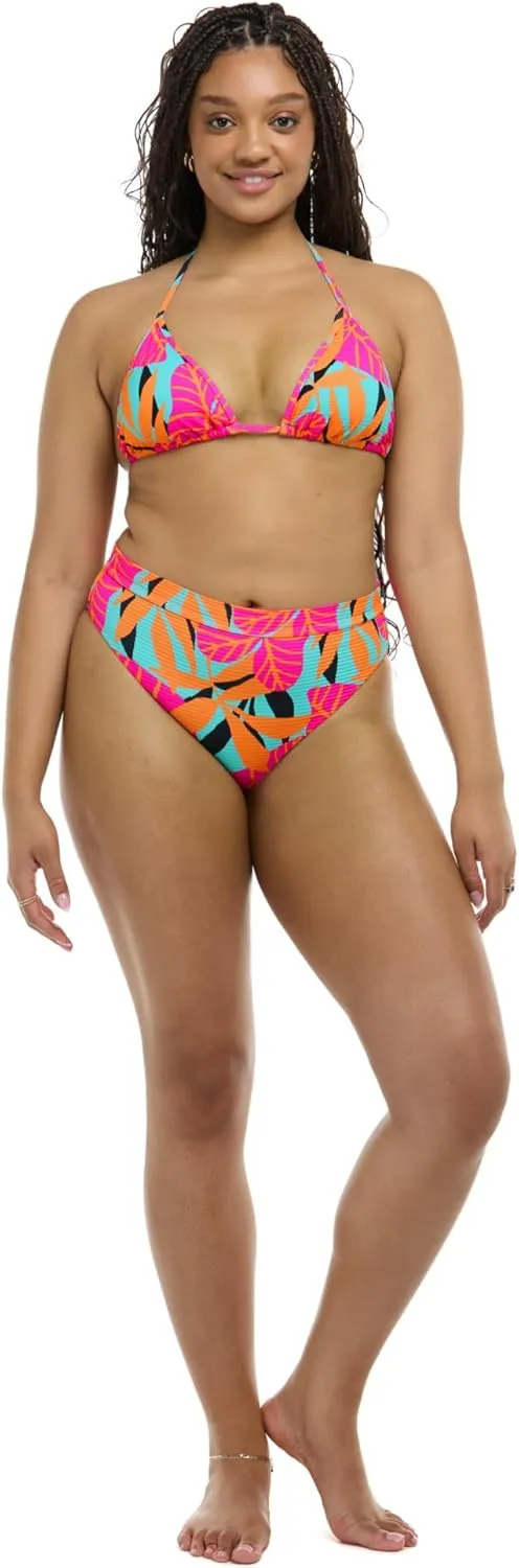 Body Glove Women's Standard Marlee High Waist Bikini Bottom Swimsuit