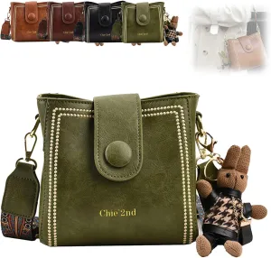 Bootara bucket bag,Vintage Fashion Bag with Adjustable Wider Shoulder Strap,for women
