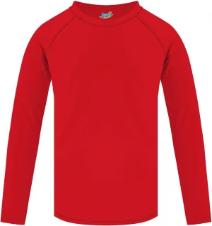 Boys' Rash Guard Long Sleeve UPF 50 Sun Shirts for Toddler Kids Rashguard Water Swimming