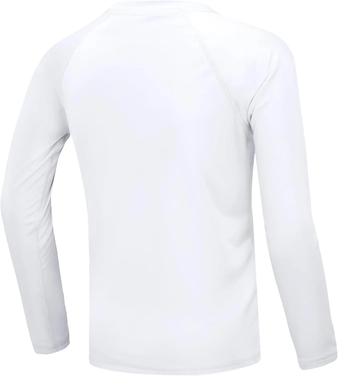 Boys UPF 50  Swim Shirt Long Sleeve, 1 or 2 Pack UV Sun Protection Rash Guard, Youth Kids SPF Water Shirts for Beach Surf