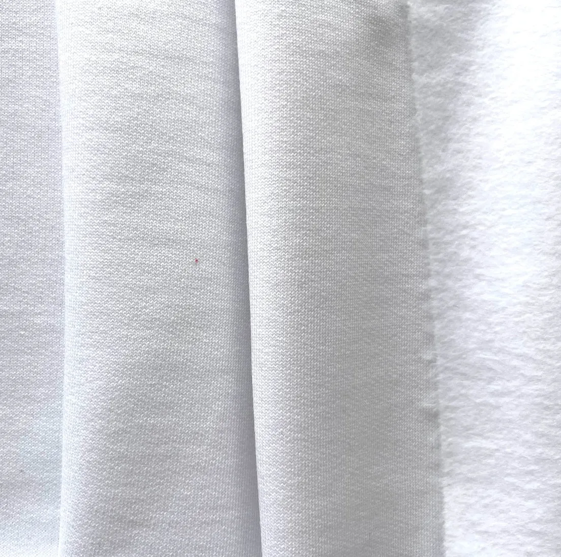 Bright White Cotton Sweatshirt Knit (Made in Italy)