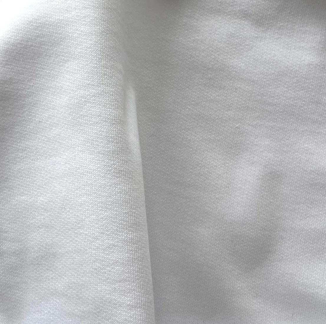 Bright White Cotton Sweatshirt Knit (Made in Italy)
