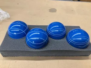 BuyBocceBalls Listing - DZP Series - Bocce or Bowling Bag- Blue and Black - up to 4 balls