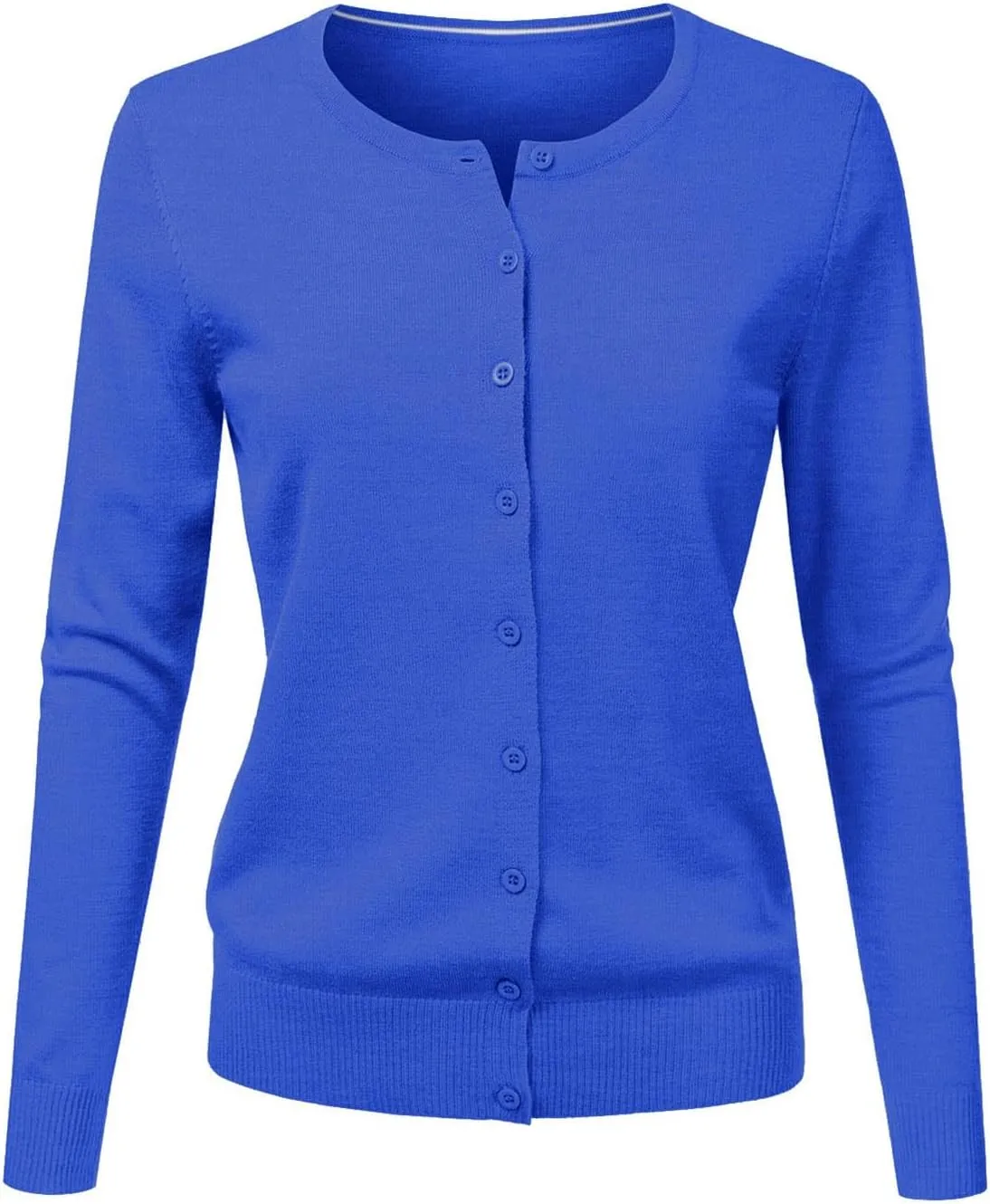 Cardigans for Women Lightweight 2025 Summer Casual Fashion Long Sleeve Round Neck Open Front Button Down Knit Sweater