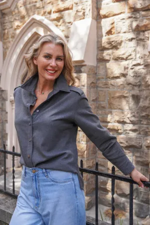 Charcoal Amelia Shirt