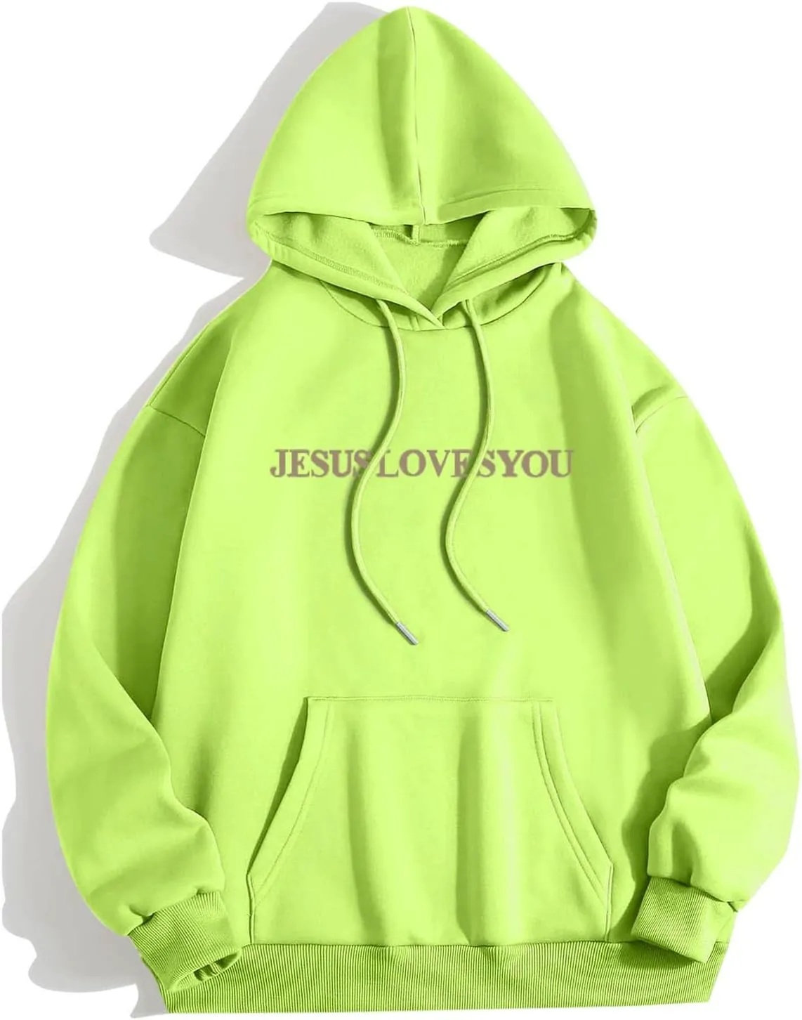 Christian Sweatshirt Women Jesus Loves You,Trust in The Lord Long Sleeve Letter Printed Hoodies