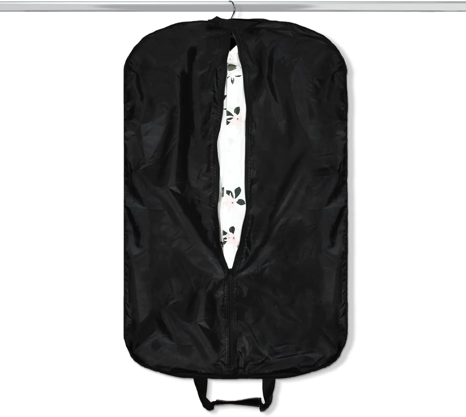 DALIX 39" Garment Bag Cover Suits Dresses Clothing Foldable Shoe Pocket in Navy Blue
