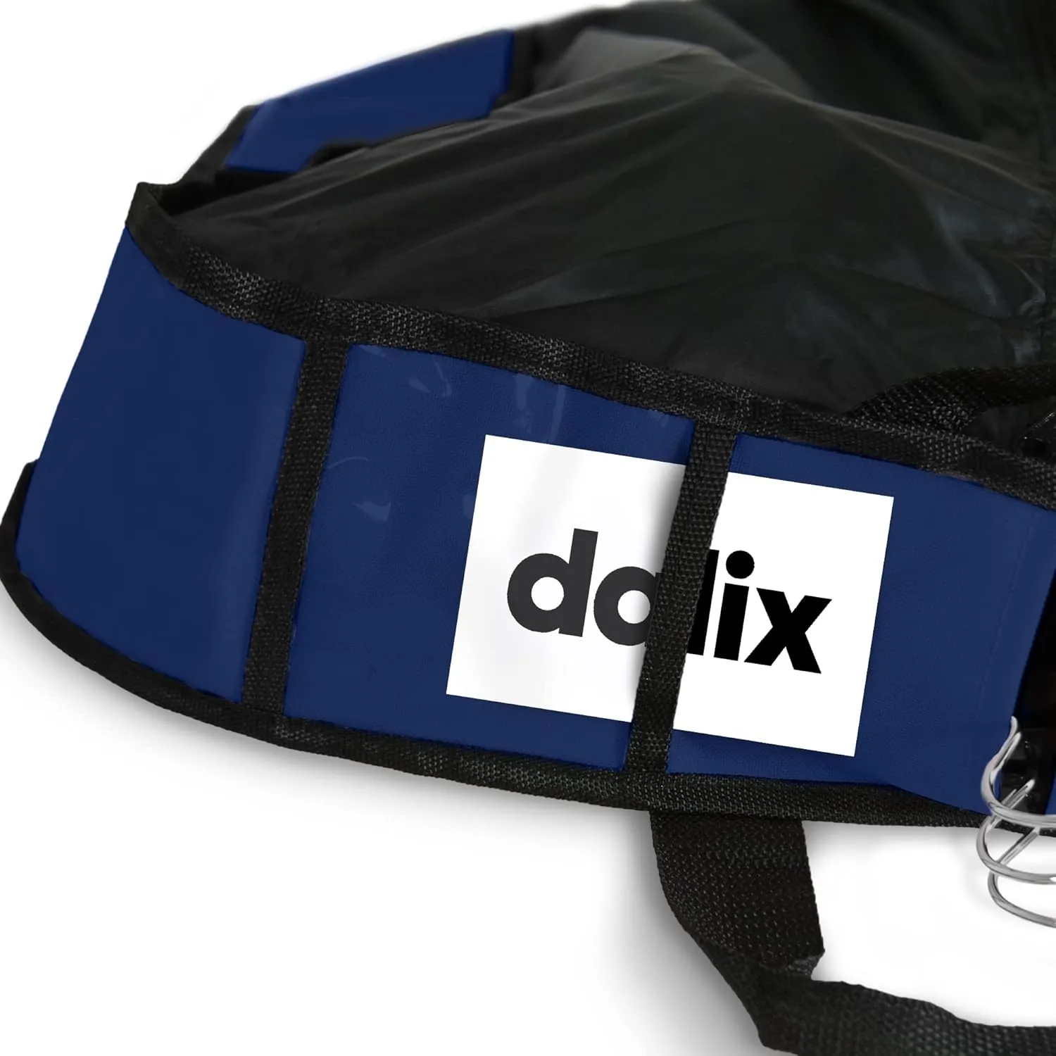 DALIX 39" Garment Bag Cover Suits Dresses Clothing Foldable Shoe Pocket in Navy Blue