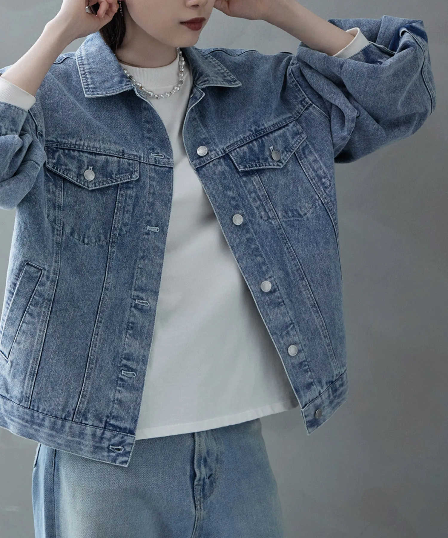 DENIM oversize jacket