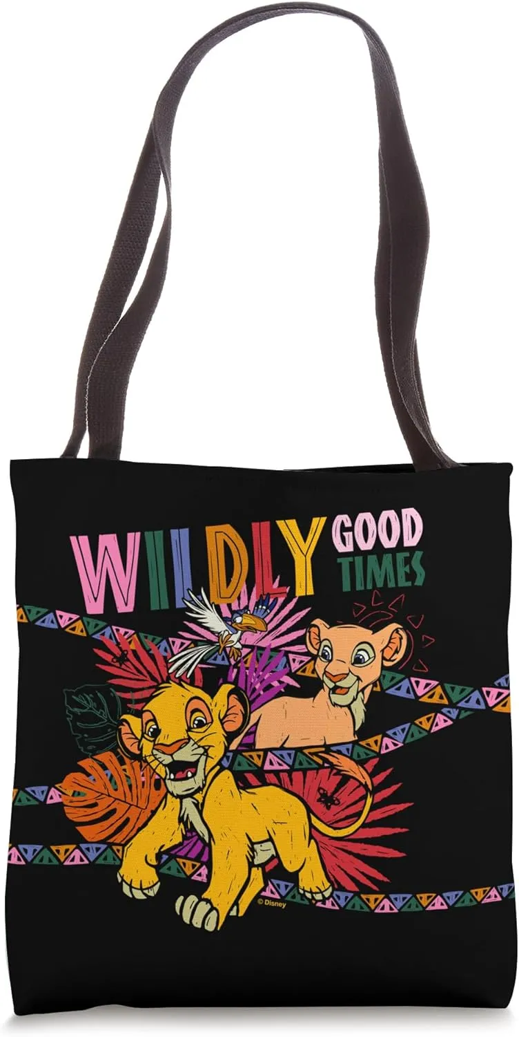Disney The Lion King Simba Nala Wildly Good Times Big Tote Bag