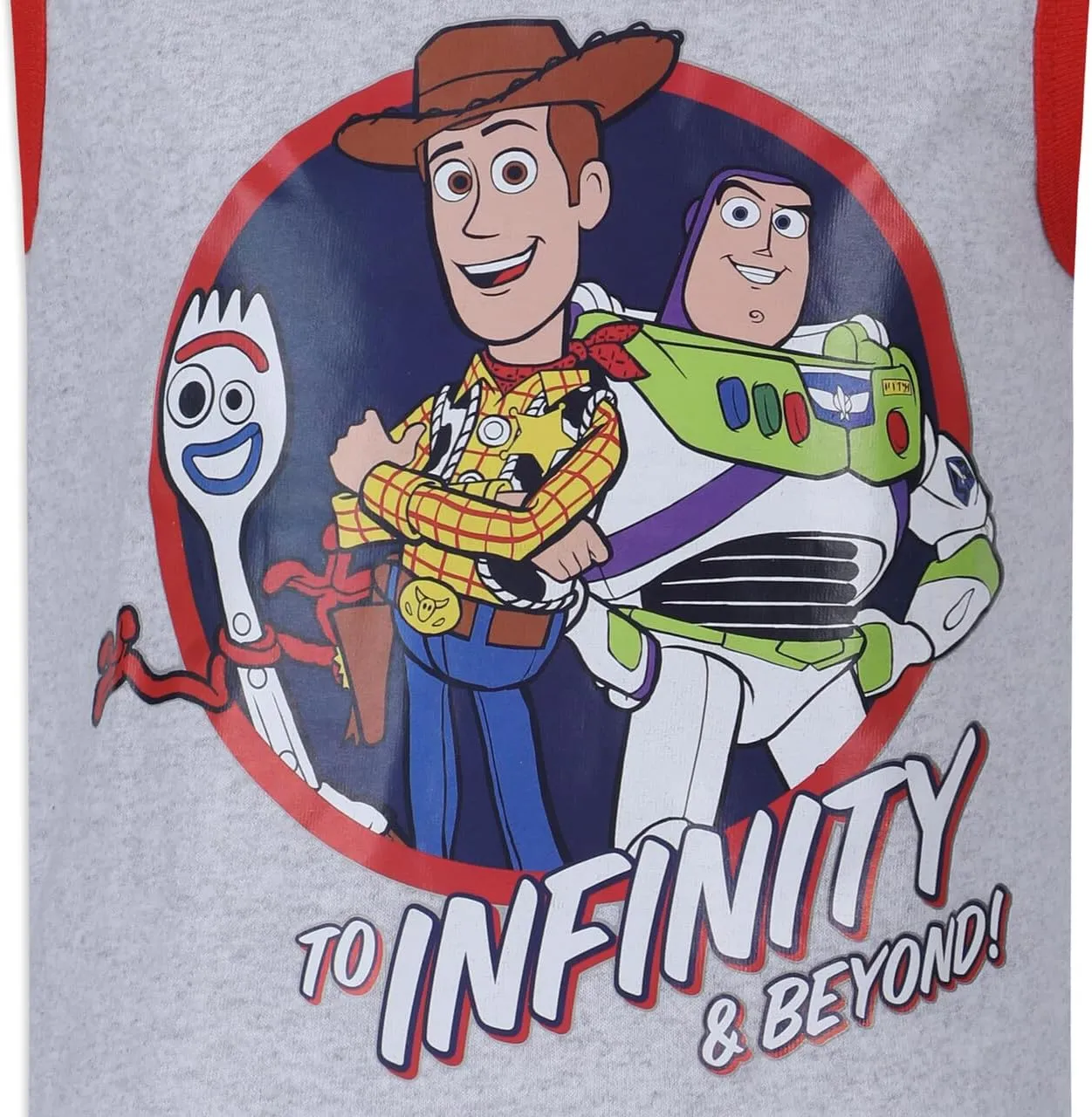 Disney Toy Story Woody & Buzz Lightyear Boys 2 Pack Tank Top for Toddler and Little Kids - Blue/Grey