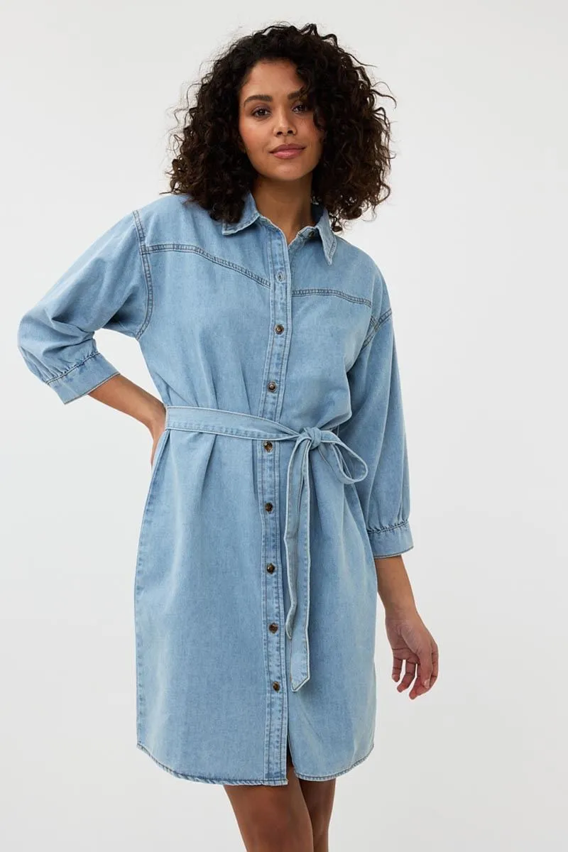 DRESS DENIM-BLUE