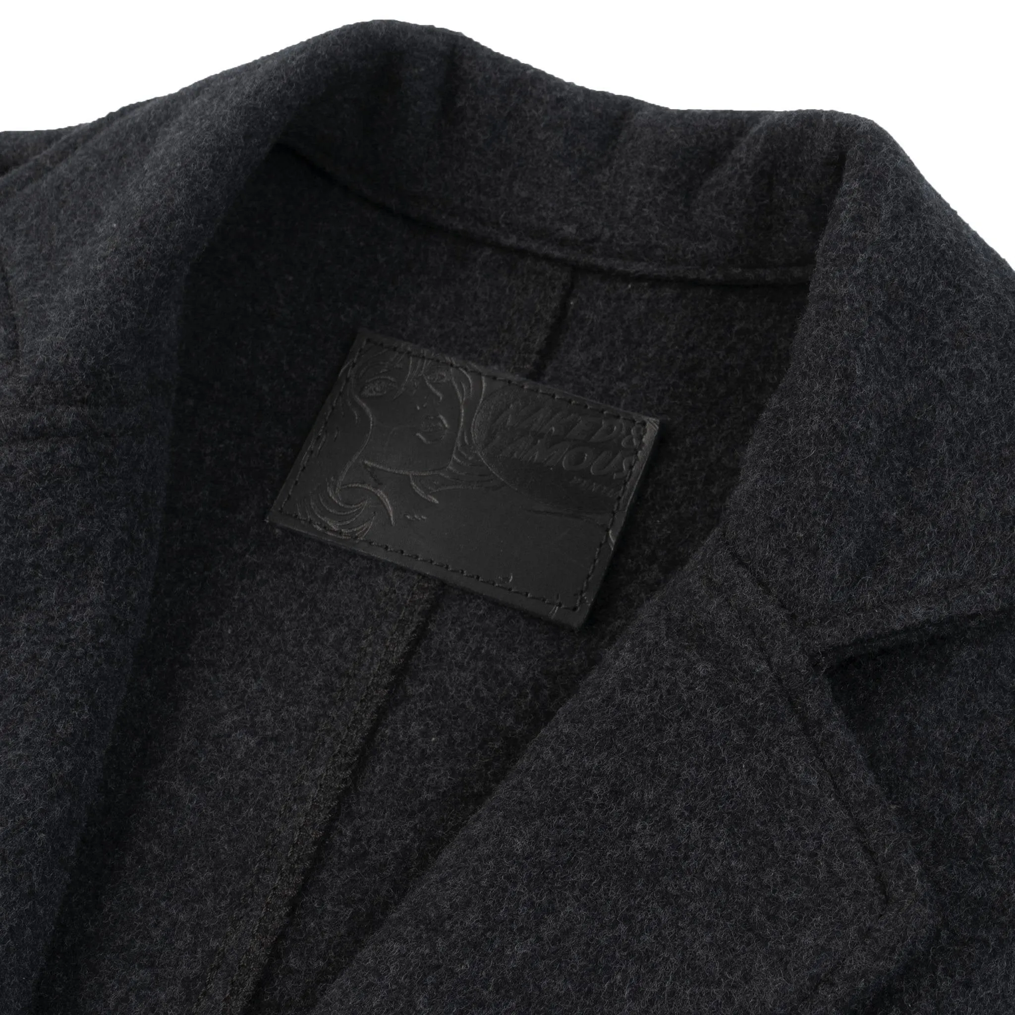 Duster Coat - Cotton Melton - Charcoal