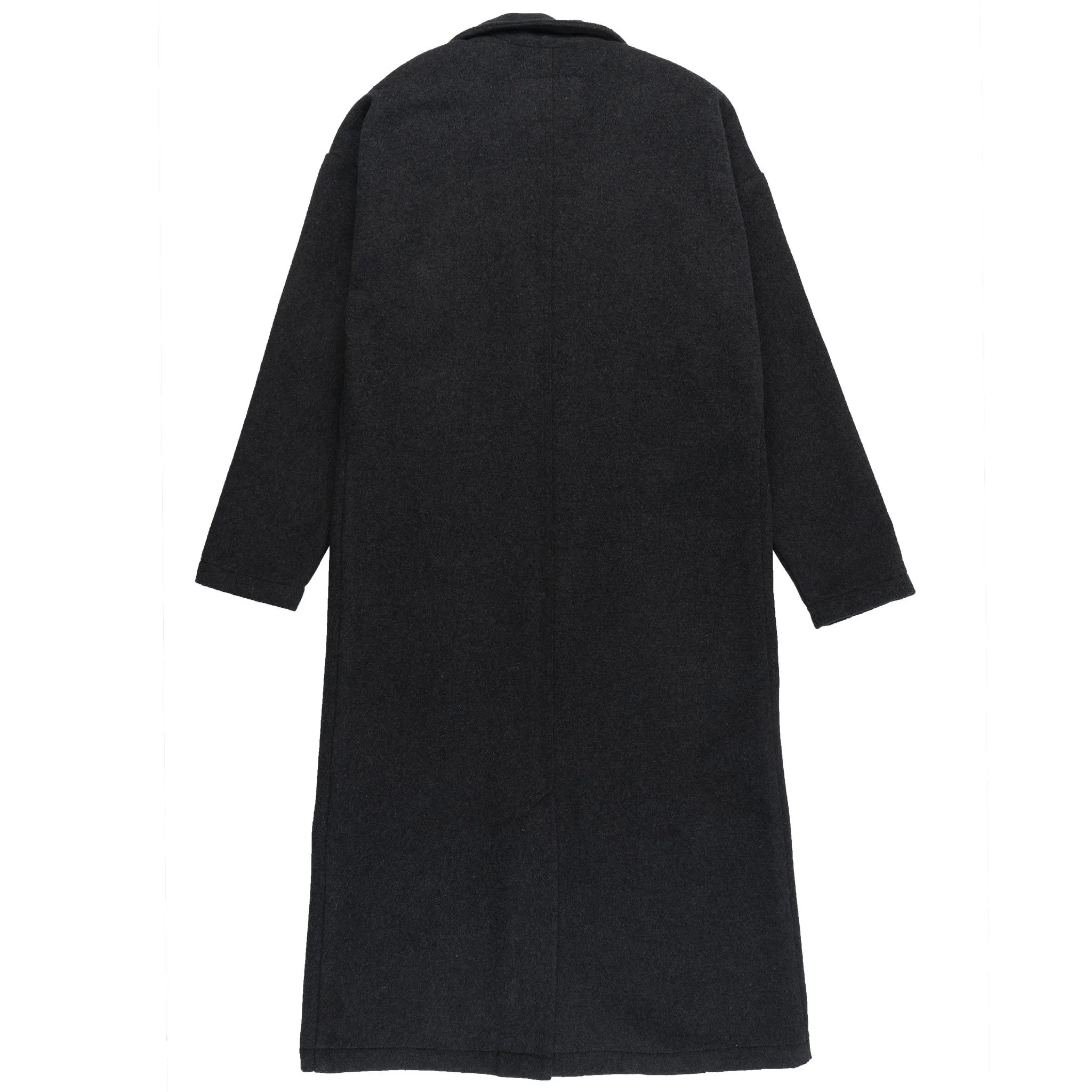 Duster Coat - Cotton Melton - Charcoal