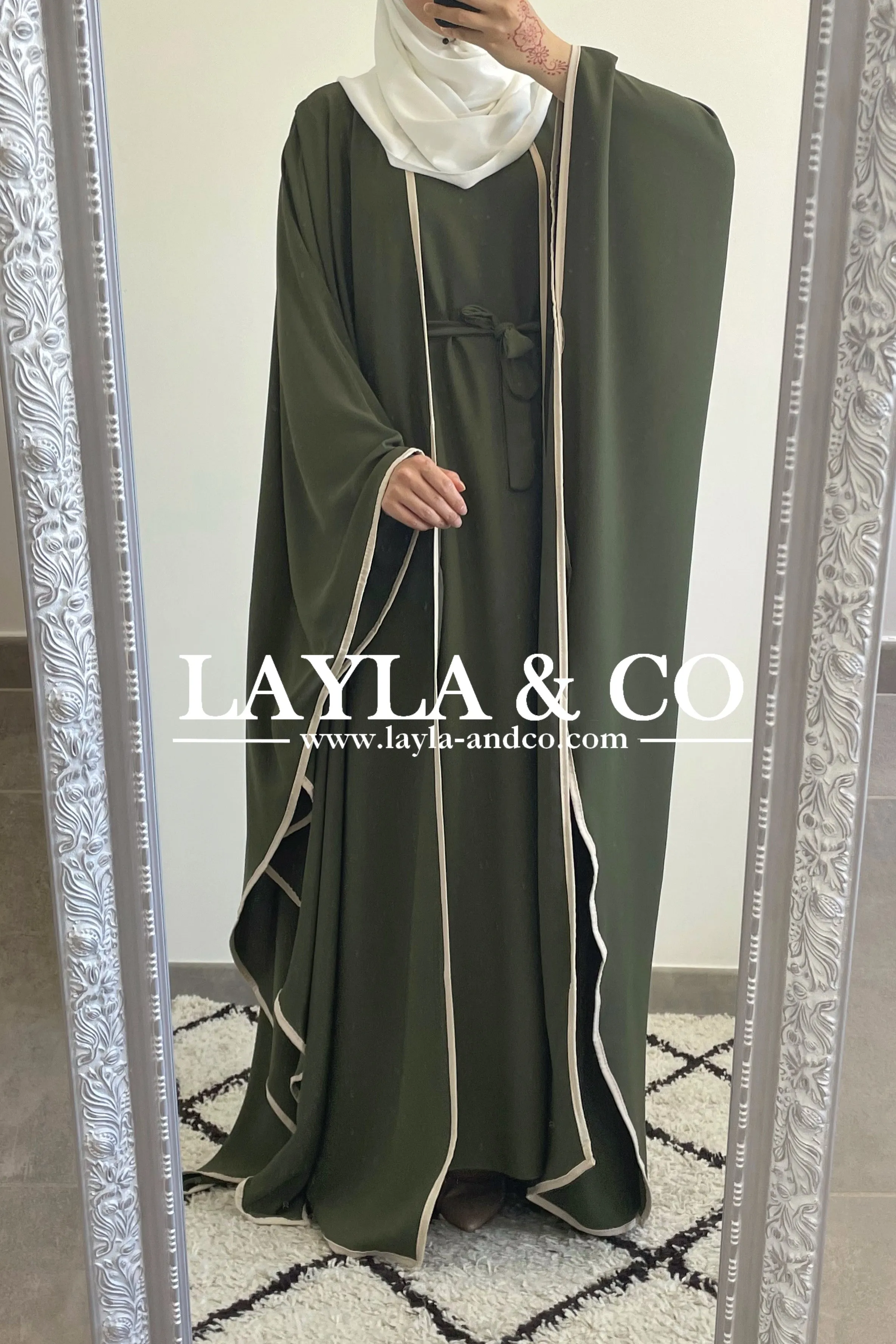 Ensemble robe et kimono cape ( couleurs)