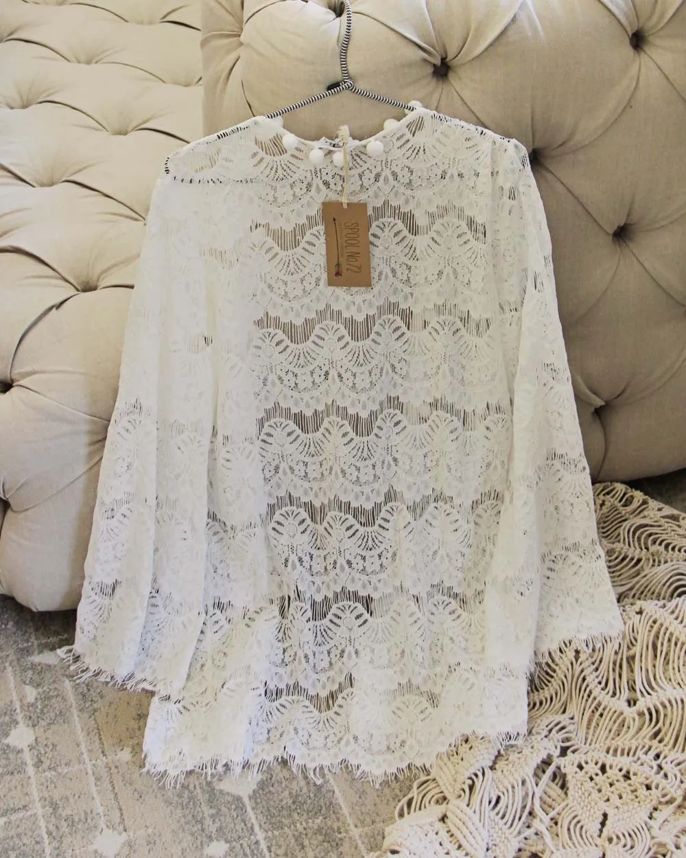 Eyelash Lace Duster