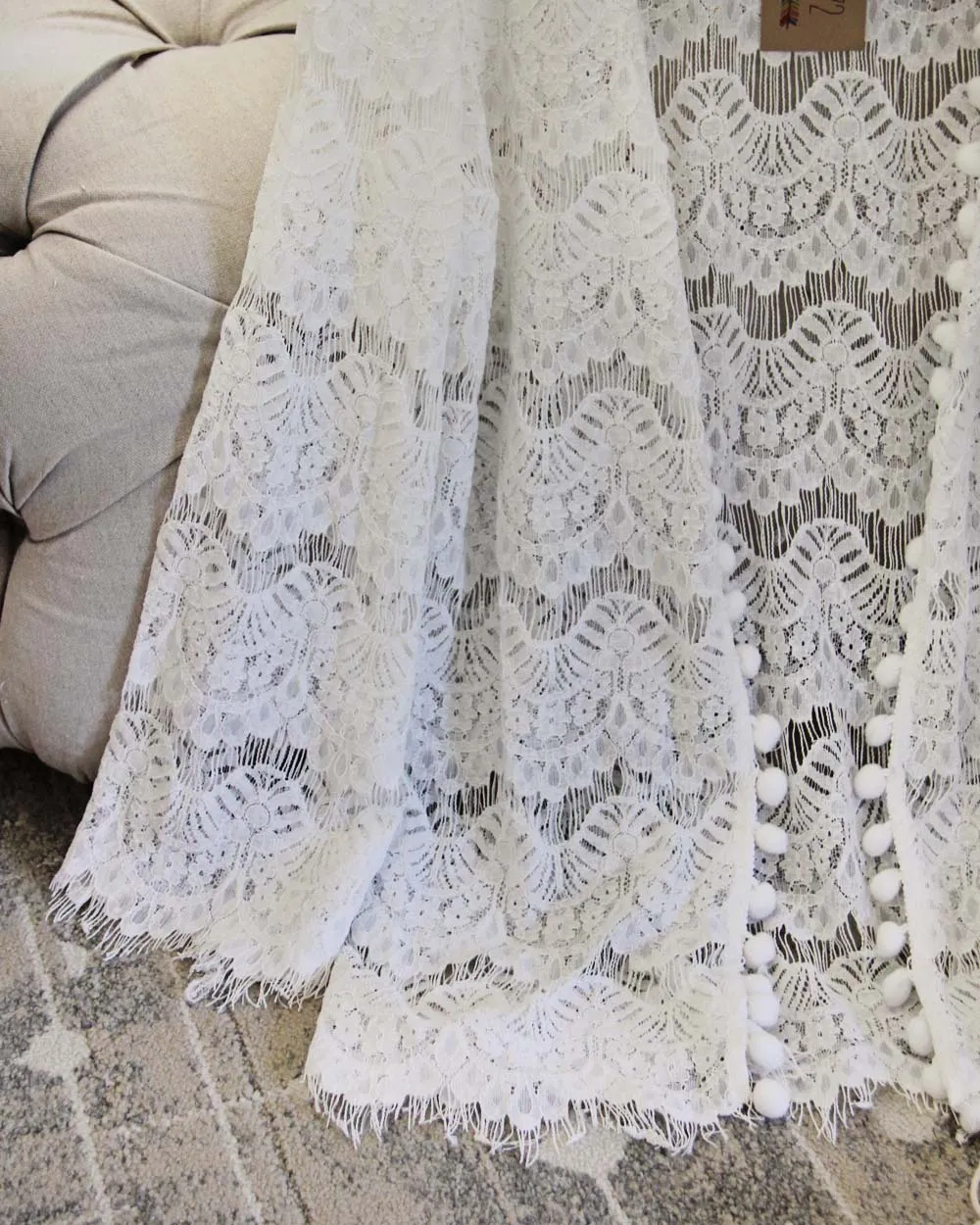 Eyelash Lace Duster