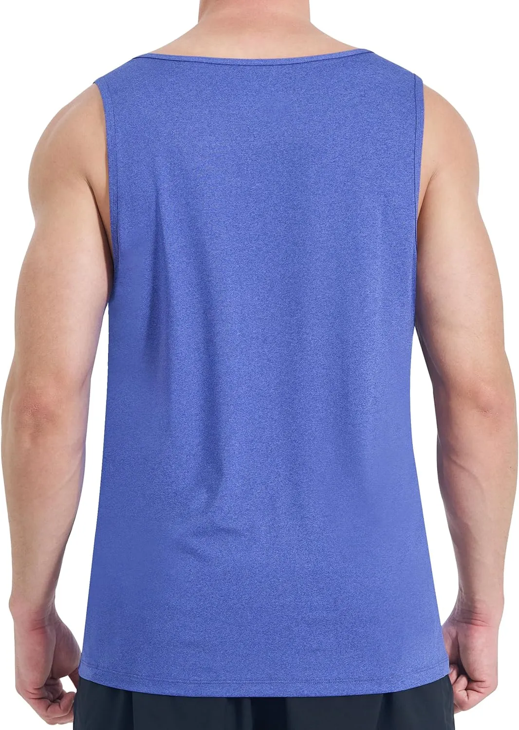 EZRUN Mens Tank Tops Quick Dry Workout Muscle Sleeveless Shirts for Summer Bodybuilding Running Fitness Training