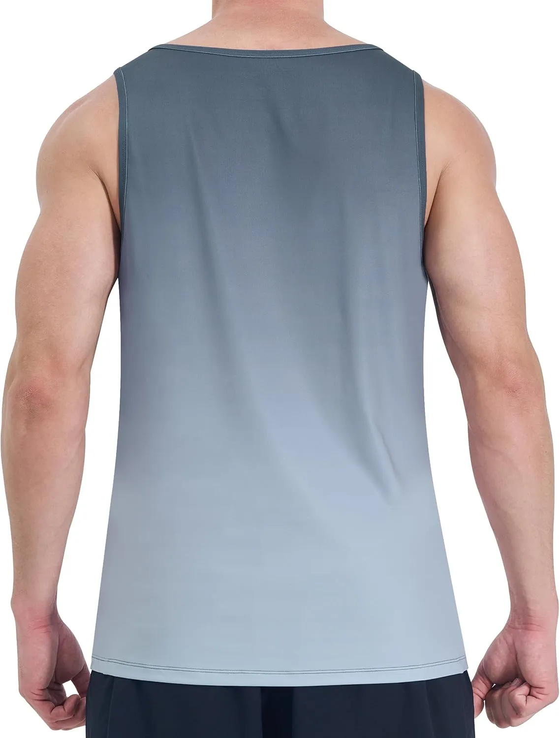 EZRUN Mens Tank Tops Quick Dry Workout Muscle Sleeveless Shirts for Summer Bodybuilding Running Fitness Training