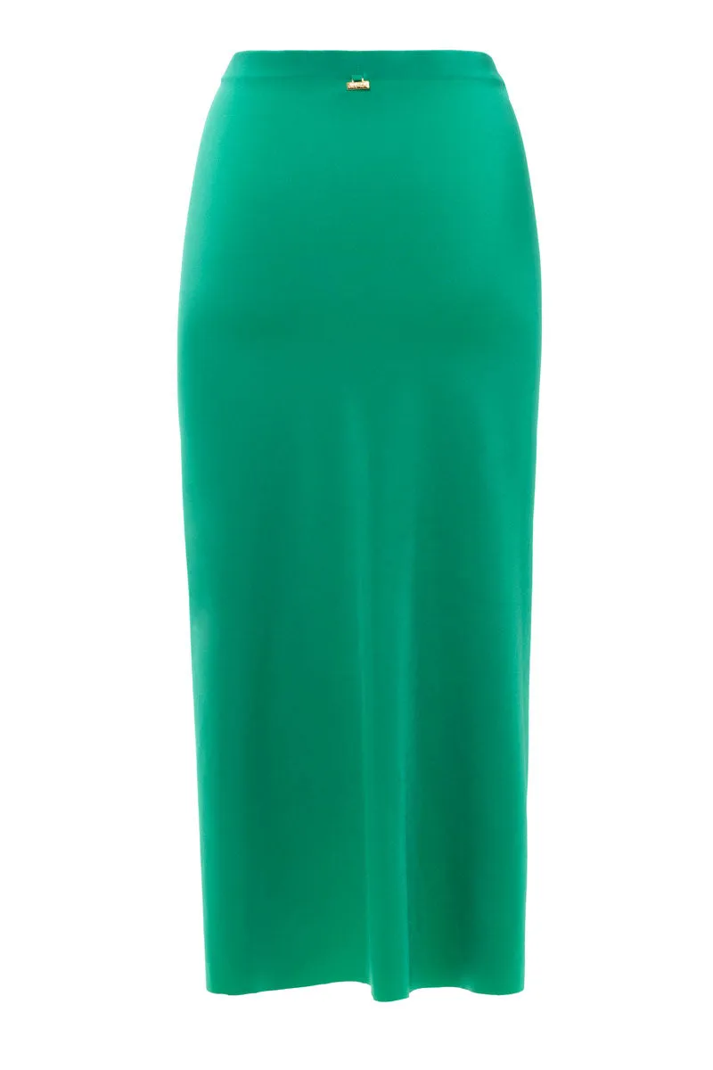 Falda Ceida Verde Groovy