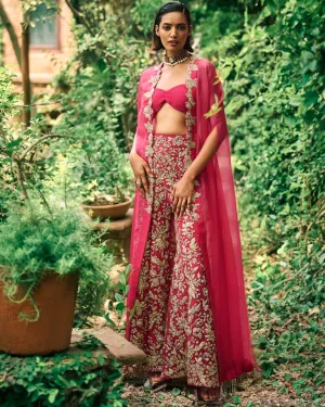 Farasha Cape And Pants Set
