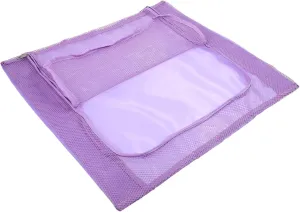 Foldable Zipper Mesh Travel Bag: Packing Cubes Travel Clothes Clothing Storage Bin Luggage Packing Organizer Travel Accessory for Sweater Garment Socks Panties Underwear
