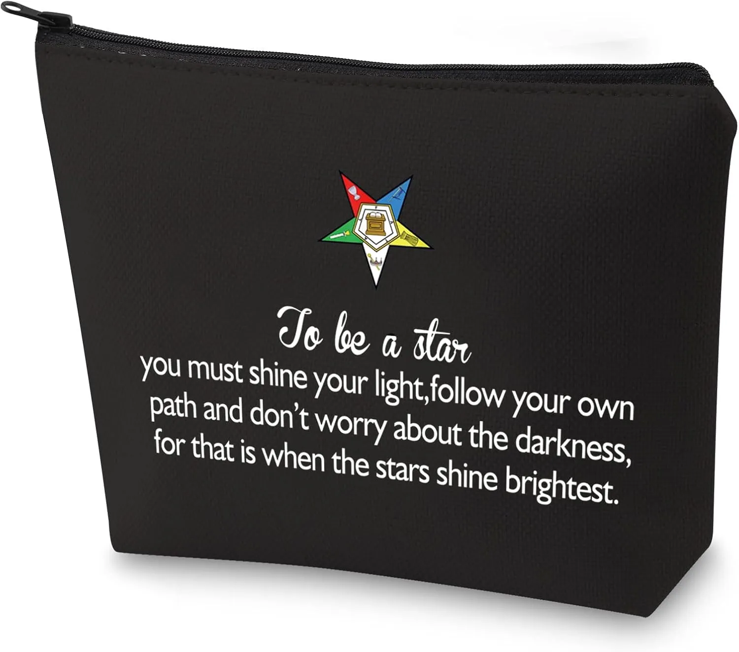 G2TUP Sisterhood Makeup Bag Sorority Sister Gift Sisterhood Cosmetic Bag Greek Sorority Merch (Be a Star BL)