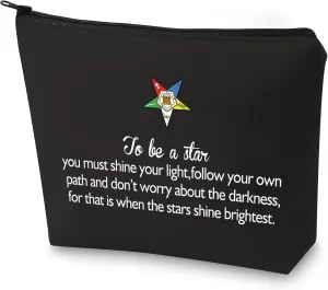 G2TUP Sisterhood Makeup Bag Sorority Sister Gift Sisterhood Cosmetic Bag Greek Sorority Merch (Be a Star BL)