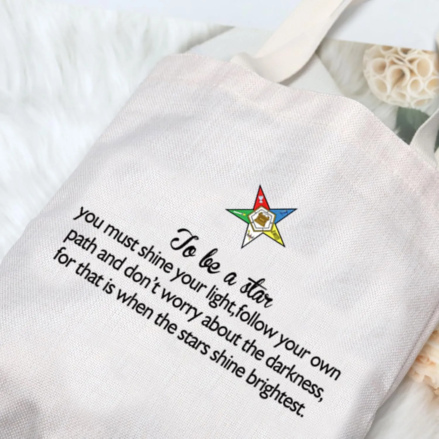 G2TUP Sisterhood Makeup Bag Sorority Sister Gift Sisterhood Cosmetic Bag Greek Sorority Merch (Be a Star TG)