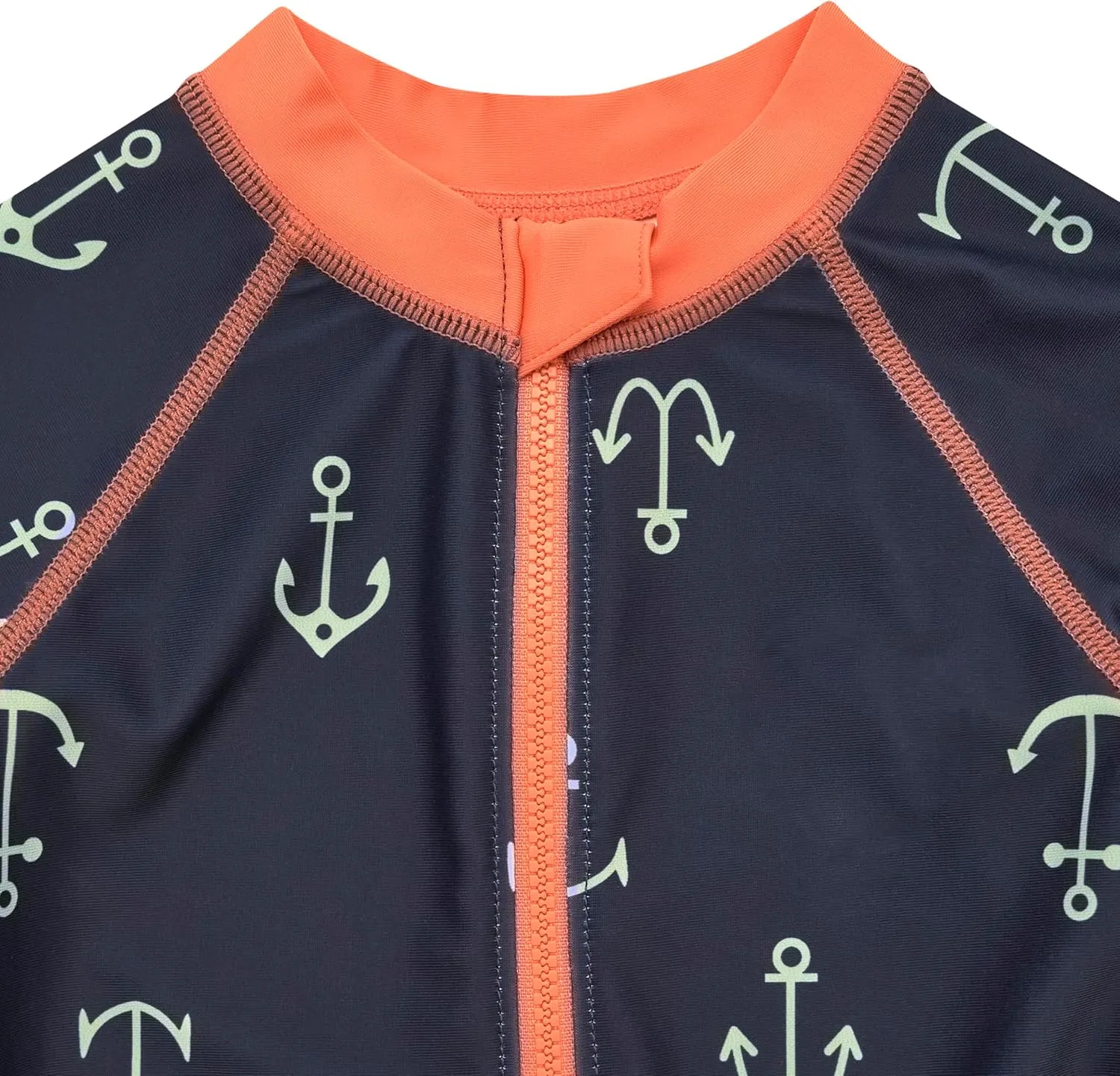 Gerber Baby Boys' Toddler Long Sleeve One Piece Sun Protection Rashguard Swimsuit