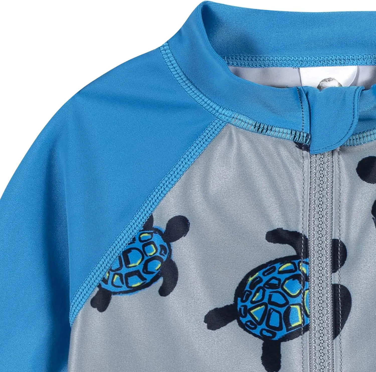 Gerber Baby Boys' Toddler Long Sleeve One Piece Sun Protection Rashguard Swimsuit