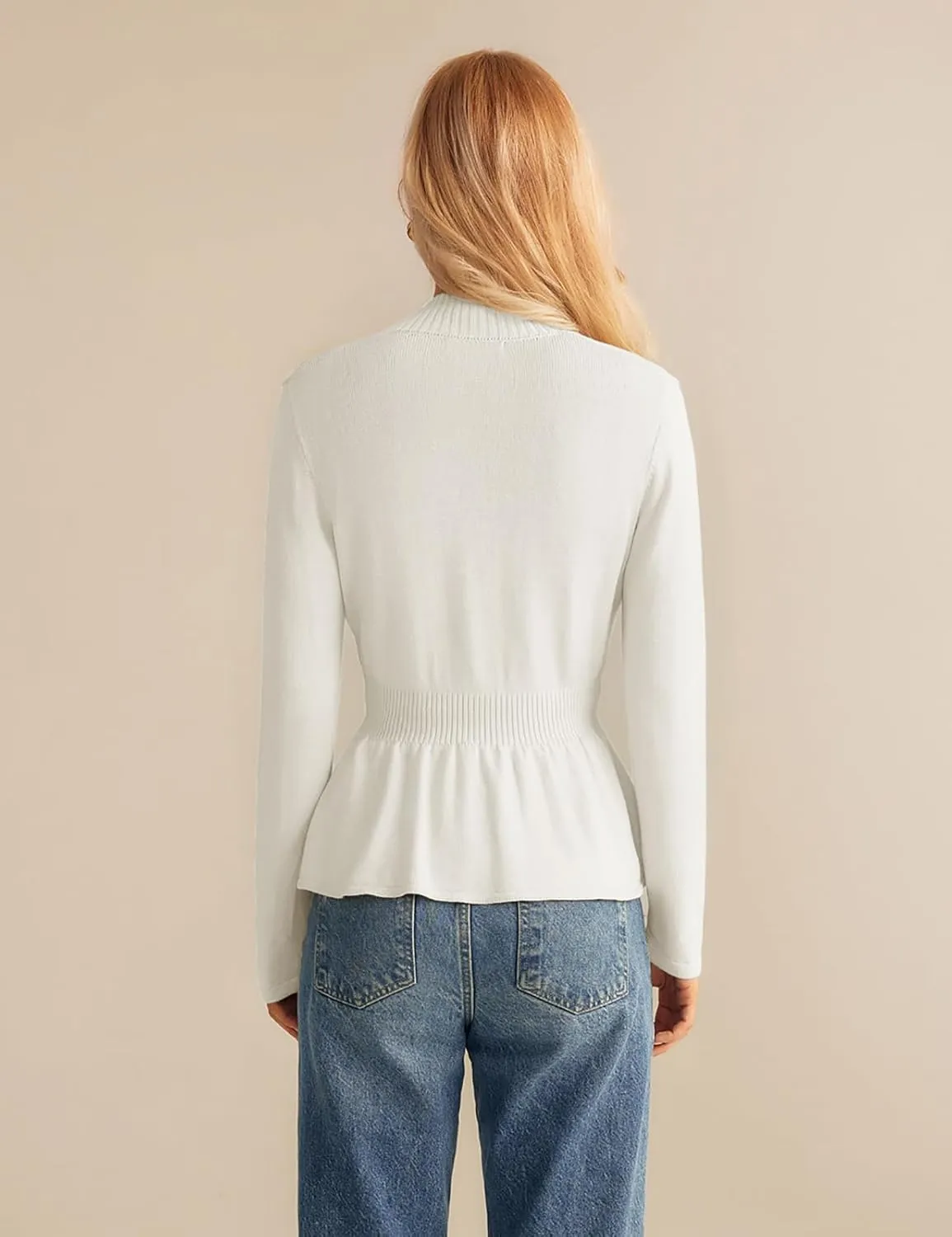 GRACE KARIN Women 2025 Button Down Lightweight Cardigan Casual Open Front Sweater Crochet Tops Knitted Coat