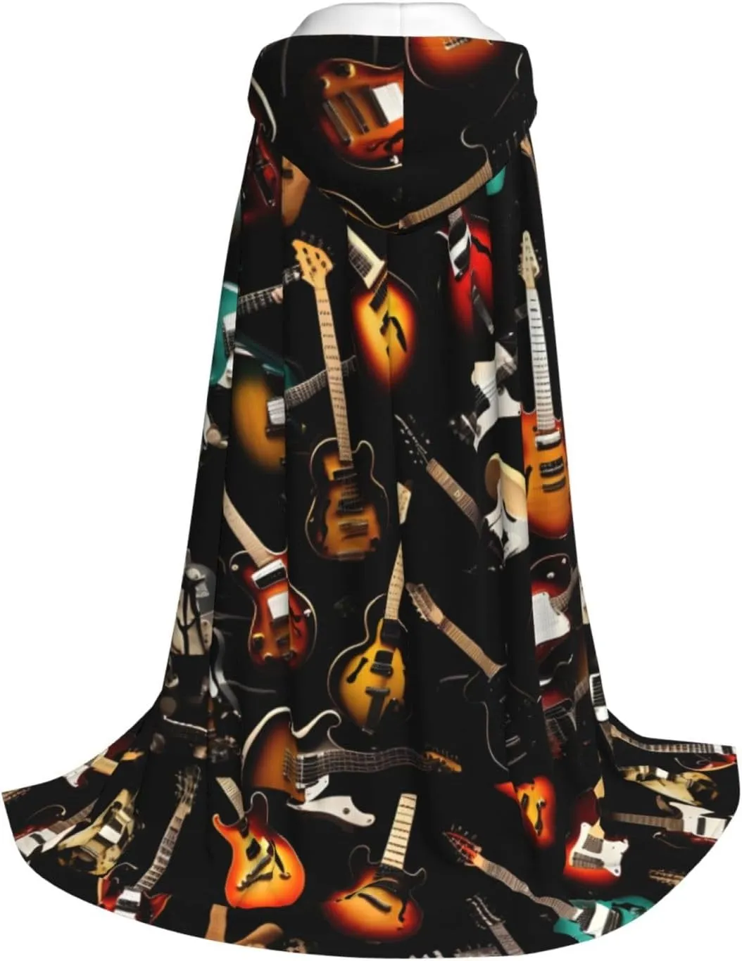 Guitars-Standard-Scale-2_00x Print Halloween Hooded Cloak Full Length Cape With Hood For Men And Women For Carnival