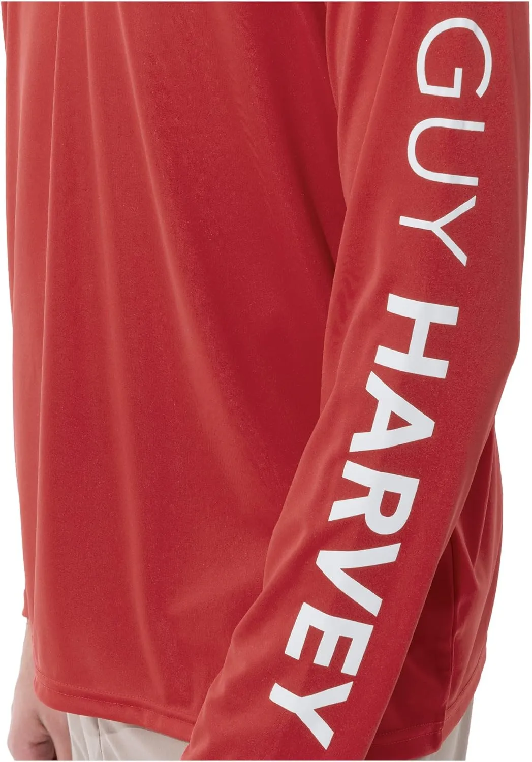 Guy Harvey Men's Long Sleeve Performance Sun Protection Hoodie UPF 50 