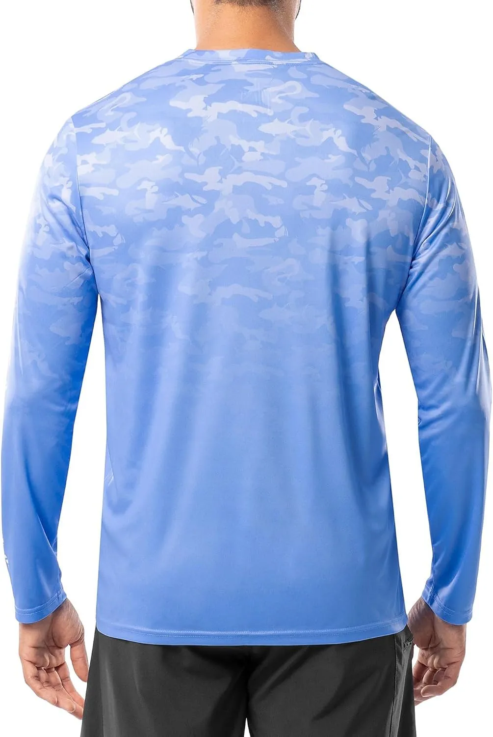 Guy Harvey Men's Long Sleeve Performance T-Shirt with UPF 30  Sun Protection