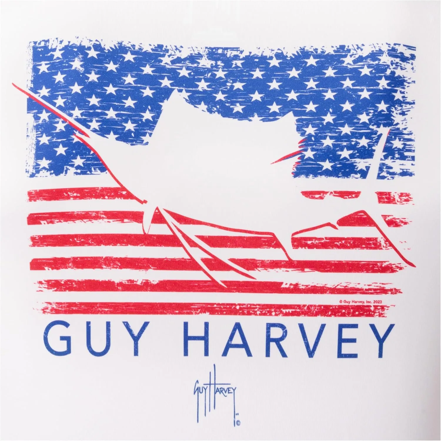 Guy Harvey Men's Short Sleeve Performance T-Shirt with UPF 30  Sun Protection