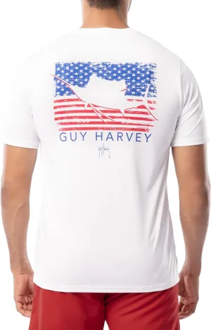 Guy Harvey Men's Short Sleeve Performance T-Shirt with UPF 30  Sun Protection