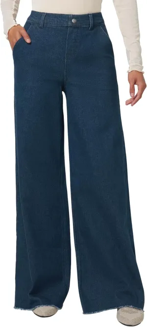 HUE Women's Fashion Jeggings-Cropped Flare, Straight, Bootcut, Wide Denim Leggings