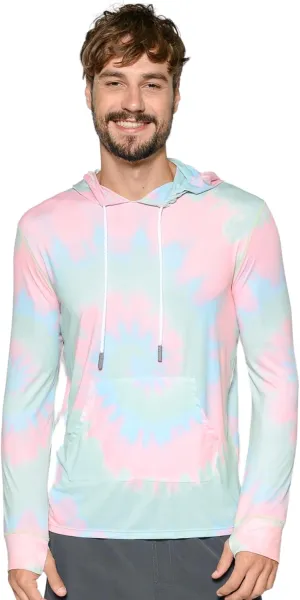 INGEAR Sun Shirts for Men - Lightweight SPF 50  UV Protection Hoodie with Pocket for Fishing, Running, Hiking, Swim Rashguard