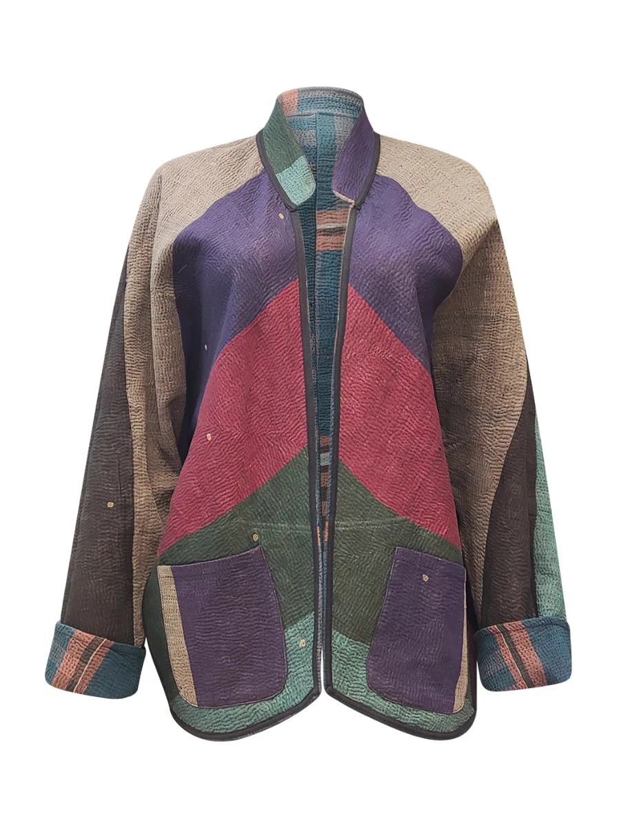 kantha vintage short jacket ashwin