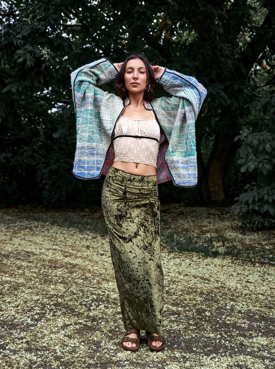 kantha vintage short jacket ashwin