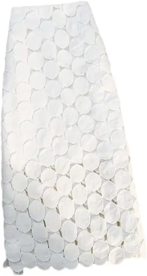 Ladies High Waist Hollow Out Office Wrap Skirts Lace Crochet Pencil Women's Skirts